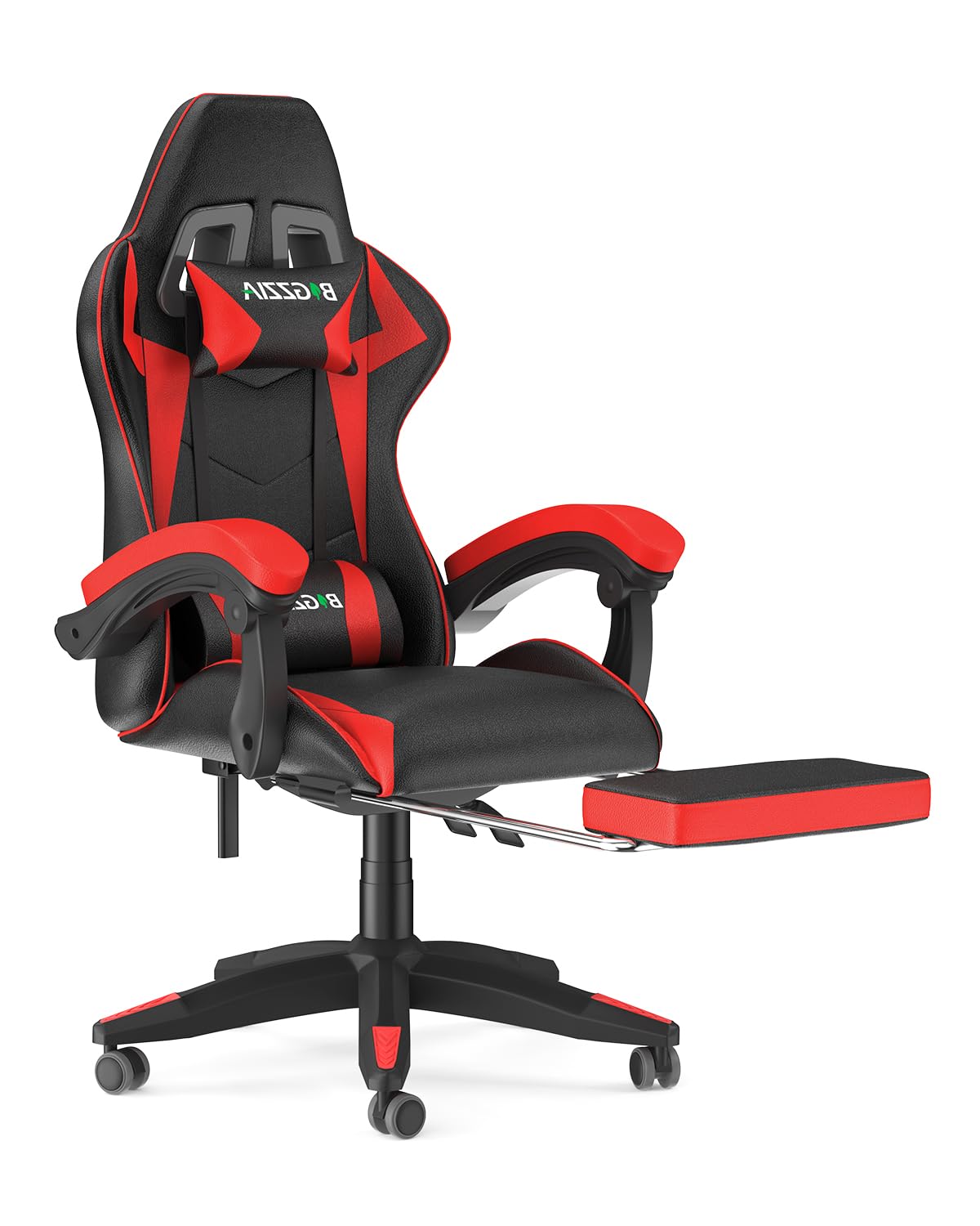 Gaming Chair with Footrest - Ergonomic High Back Reclining Computer Chair