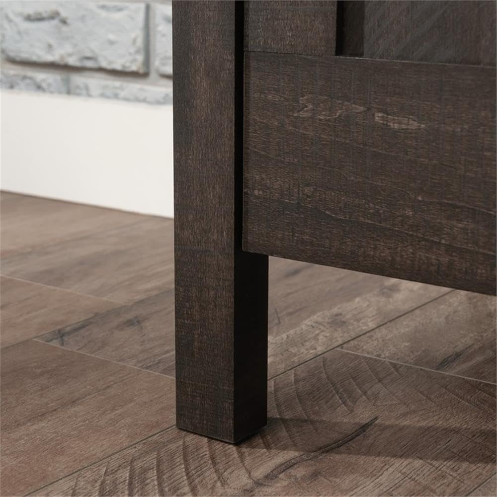 Engineered Wood Storage Cabinet in Blade Walnut Finish