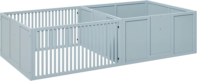 Dog Whelping Box with Removable Doors - 81" x 39" x 20"