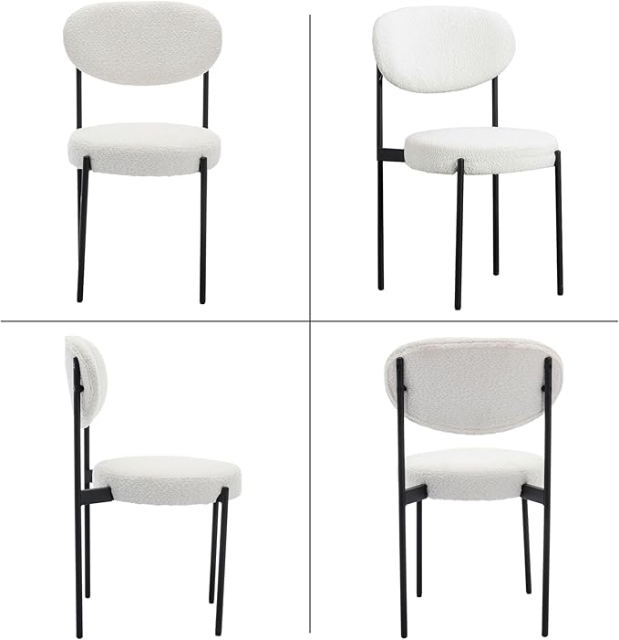 Mid Century Dining Room Chairs Set of 4 Velvet Dining Chairs