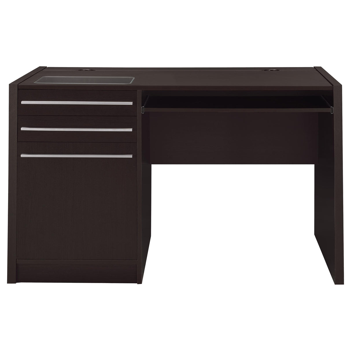 Furniture Halston 48-inch 2-Drawer Connect-it Office Cappuccino Ontario Single