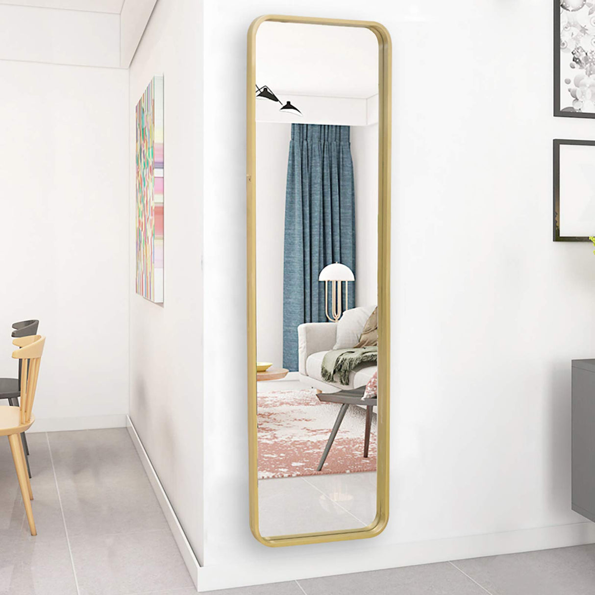 Mirror Full Length Mirror Standing,Wide Floor Body Mirror