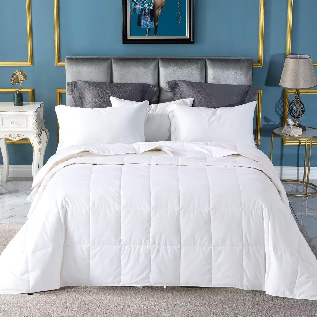 Down Blanket, Extra Lightweight Summer Comforter/Duvet Insert