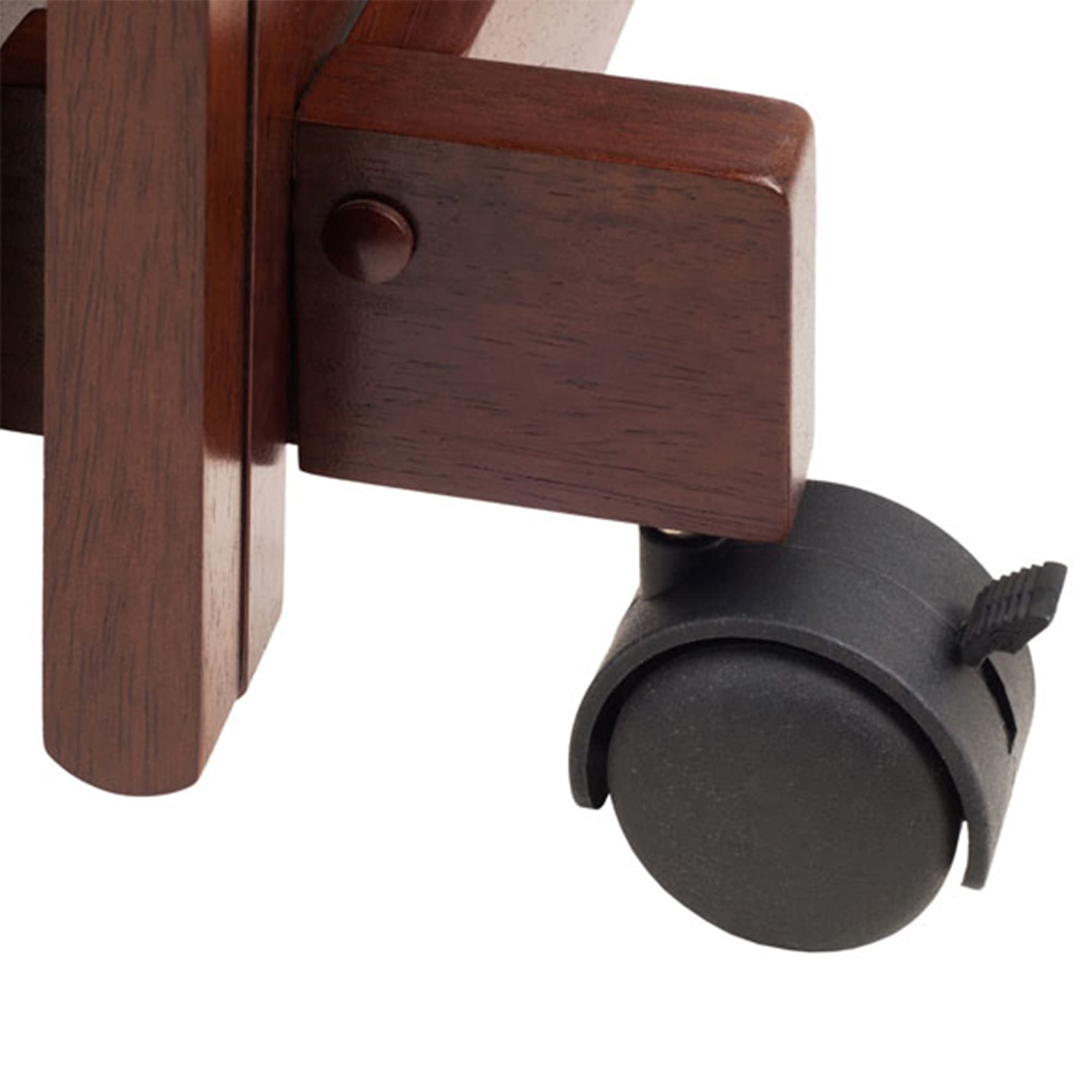 Isabelle Snack table, Walnut 19.69x15.91x36.22