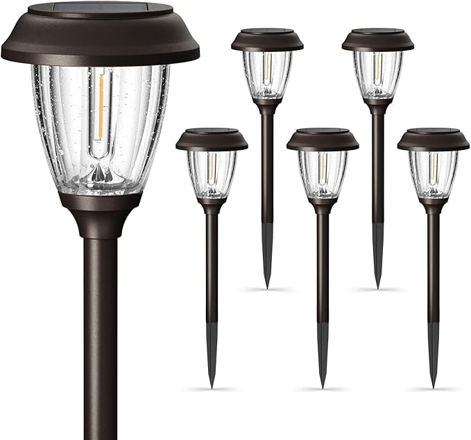 Solar Lights Outdoor 10/25 LM LED with 2 Lighting Modes