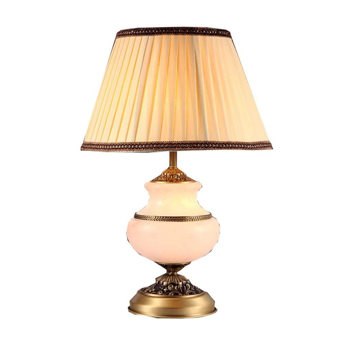 Ideal Bedside Lamp,Modern Natural Marble Table Lamp,Living Room