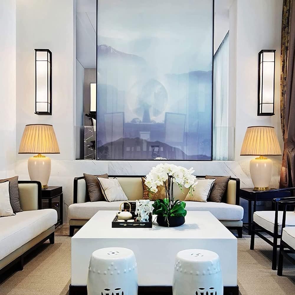 Table Light Nightstand Lamp Large Ceramic Table Lamp Desk Lamp White Glazed Table Lamps