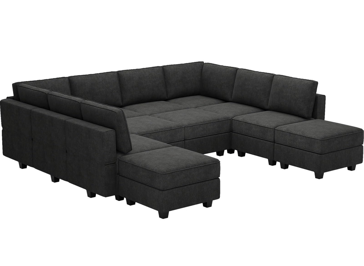 Modular Sectional Couch Sleeper Sofa Oversized U Shaped Sofa