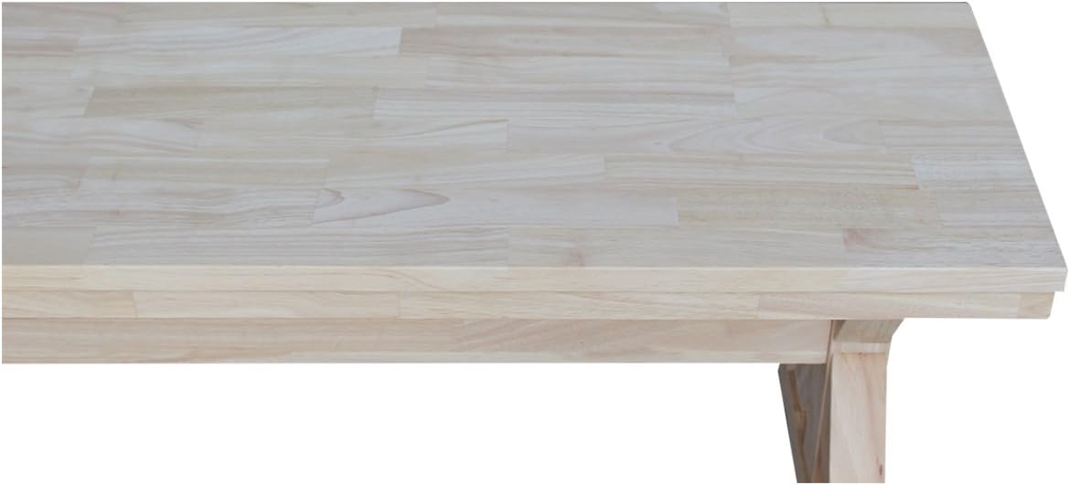 IC International Concepts International Concepts Canyon, Unfinished Bench, 60"