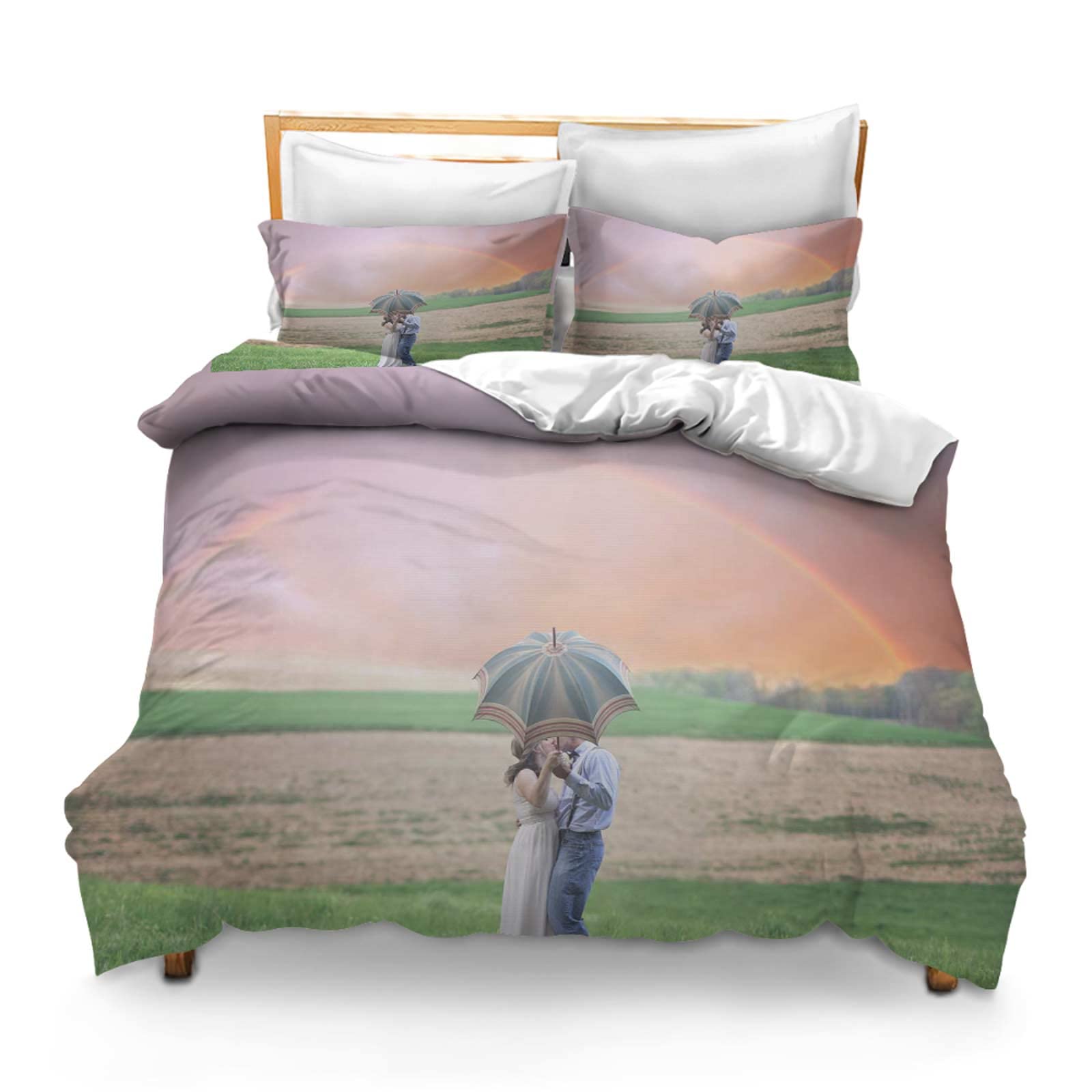 Comforter Set  Full Outdoor Shooting for Malay Wedding The Bride and Groom