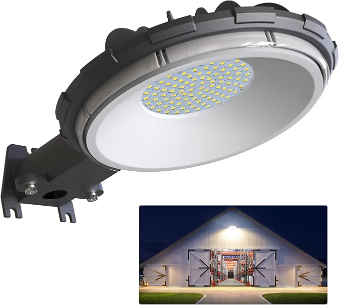 LED Barn Light, Dusk to Dawn Outdoor Lighting with 80W 10000LM 5000K Daylight