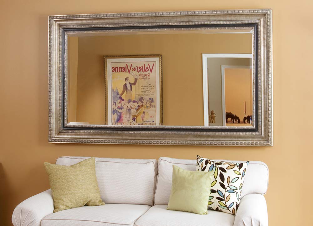 Texan Leaner Mirror Full Length Oversized Mirror, Traditional Wall Mounted