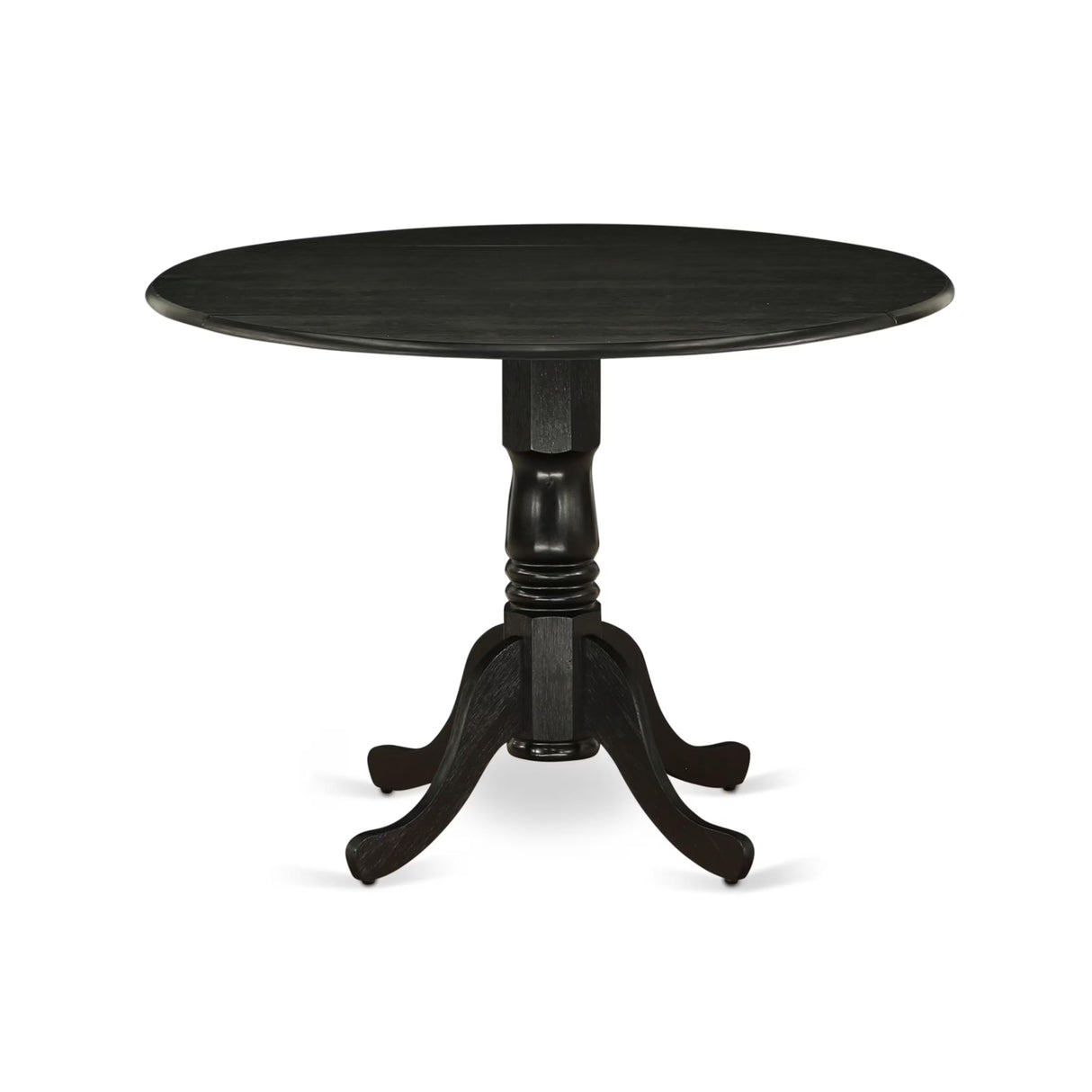 DLGA5-ABK-24 5 Piece Kitchen Table & Chairs Set Includes a Round Dining Room Table