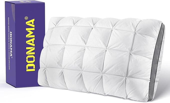 Adjustable Bed Pillows for Sleeping, Shredded Memory Foam Pillows with 200g Extra Filling