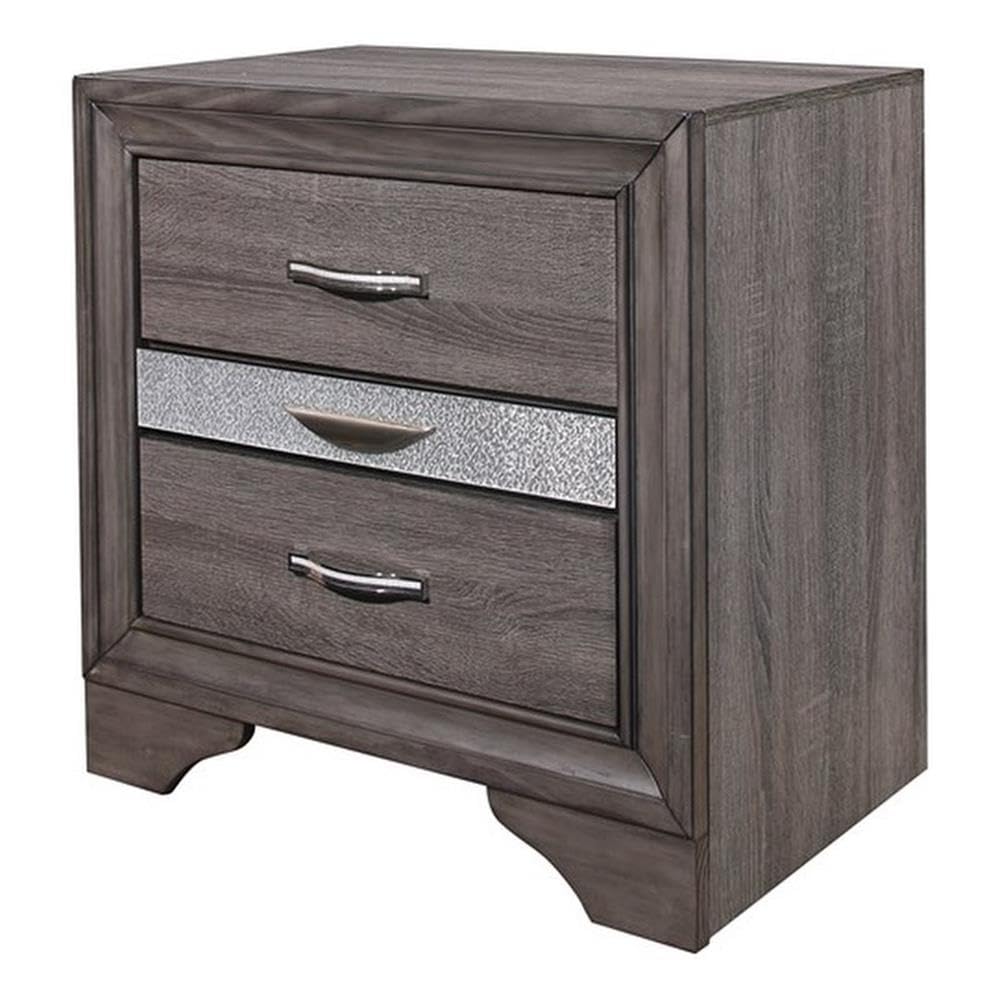 Seville Nightstand in Gray Nighstand