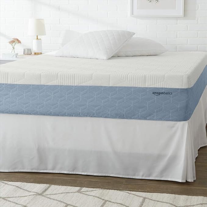 Gel Memory Foam Mattress, Medium Firm, Cooling, Twin Size Mattress, CertiPUR-US
