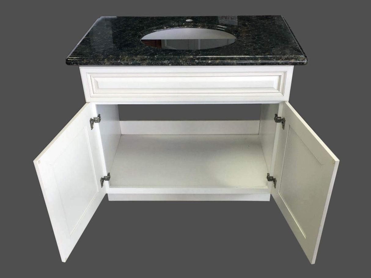 New Antique White Single-sink Bathroom Vanity Base Cabinet 24" Wide x 21" Deep