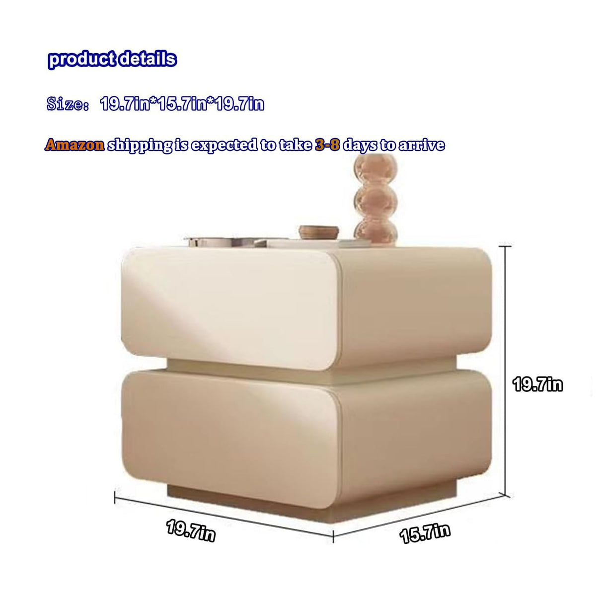 Nightstand, Minimalist Bedside Table, Nightstand