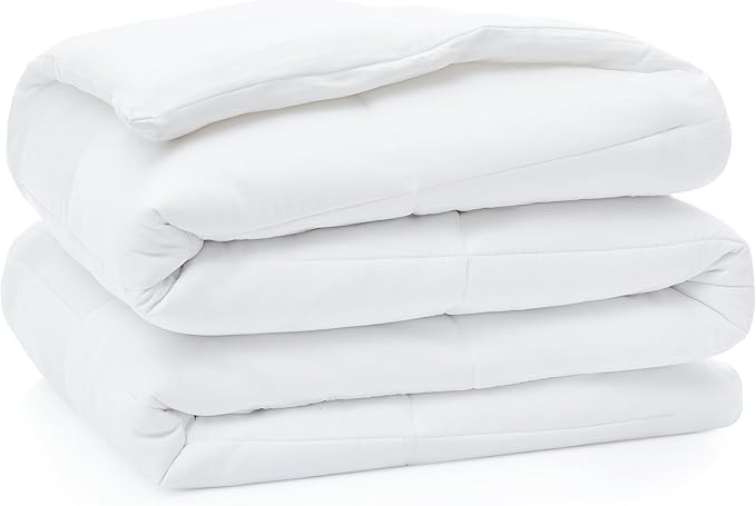 Home and Hotel Style Luxury Cooling Comforter, Queen, White