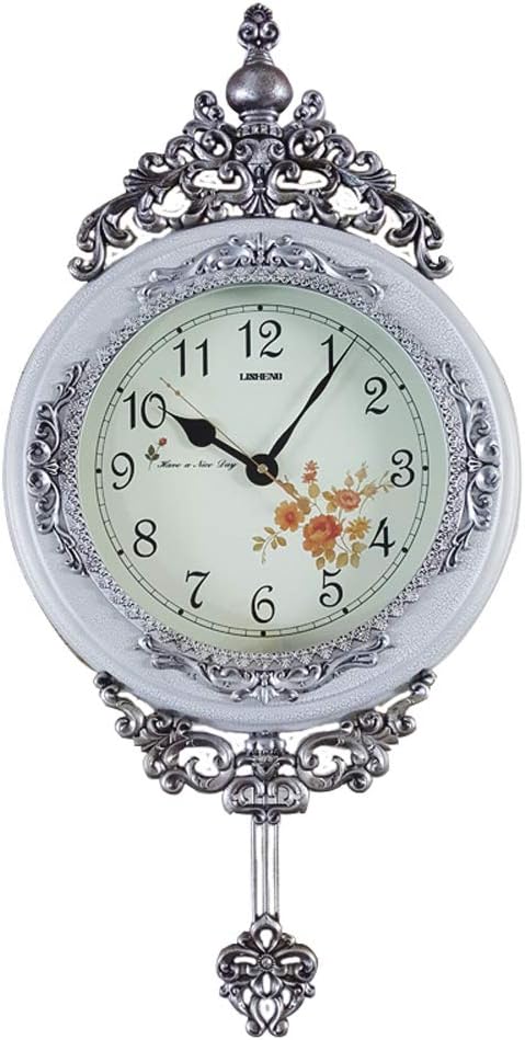 Elegant, Traditional, Decorative, Hand Painted Modern Grandfather Wall Clock Fancy