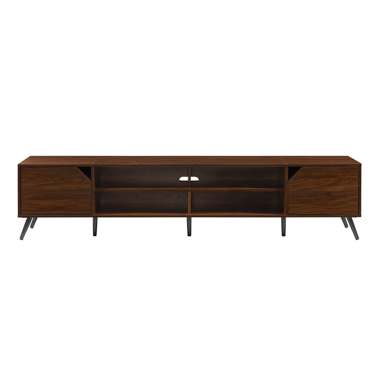 Walker Edison Nora Modern Minimal Open-Shelf TV Stand for TVs up to 90 Inches
