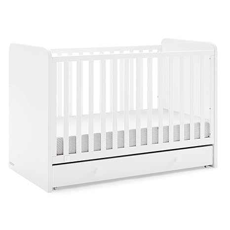GAP babyGap Graham 4-in-1 Convertible Crib with Storage Drawer - Greenguard Gold Certified