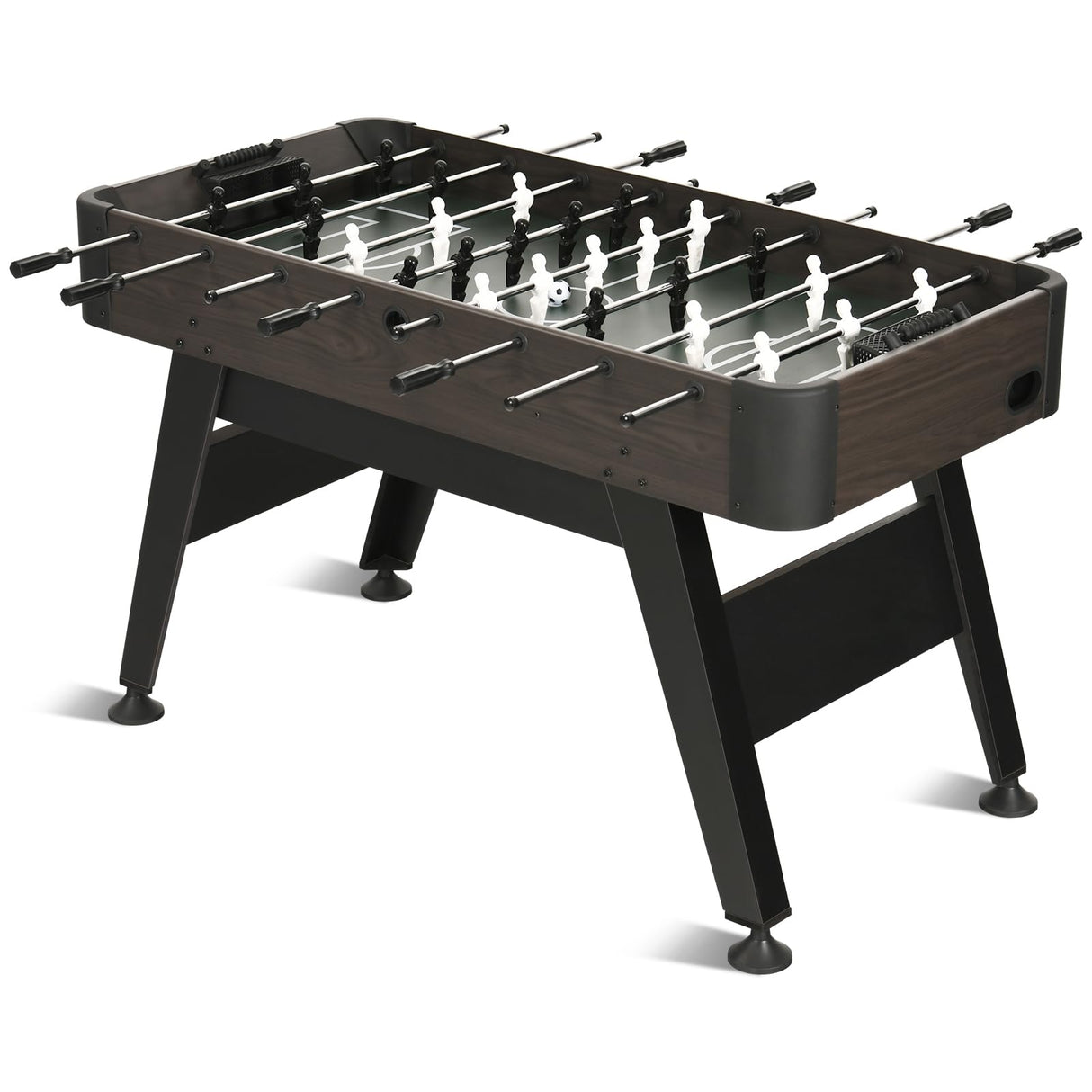 54" Foosball Table, Soccer Games Table Competition Sized Wooden Arcade Table Soccer