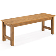 Outdoor Bench, 2-Person Poly Lumber Garden Bench