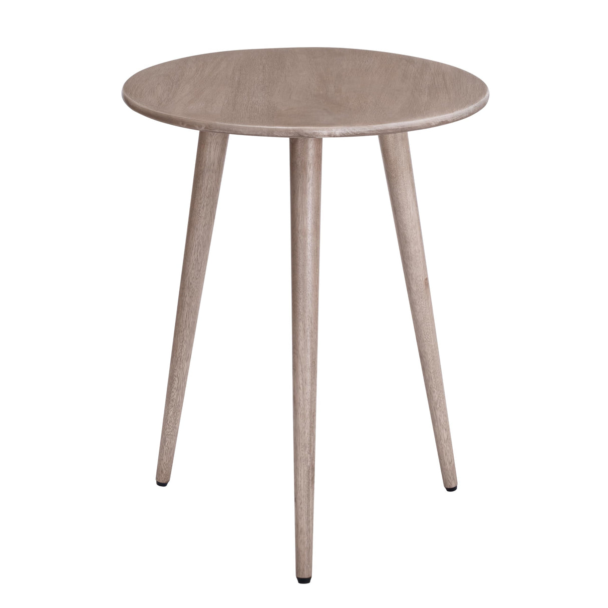 MH London Side Table - Konak End Table. Exclusively Designed Hand-Crafted Small Nightstand. Solid Wood Round End Table. Contemporary Accent Table for Bedrooms, Living Rooms and Home Office