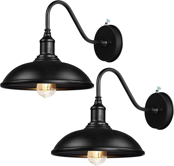 Outdoor Barn Light Fixtures - Dusk to Dawn Exterior Farmhouse Lighting for House