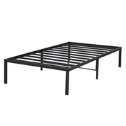 16 Inch Heavy Duty Metal Platform Bed Frame, Twin, Black