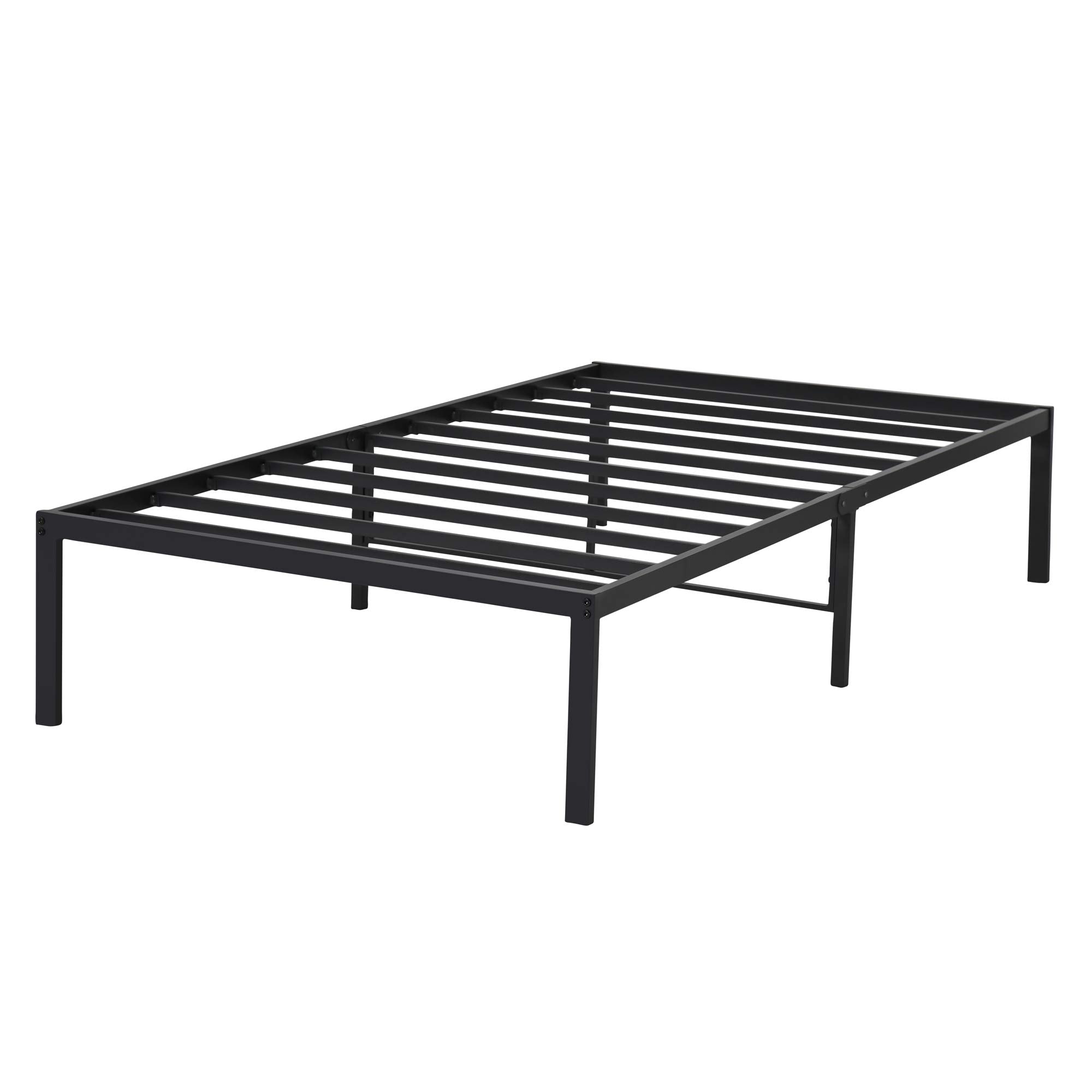 16 Inch Heavy Duty Metal Platform Bed Frame, Twin, Black