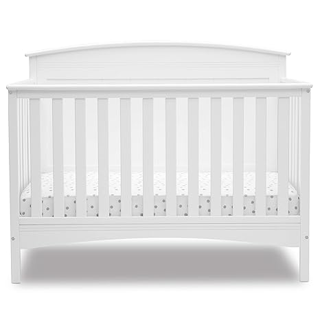 Archer Solid Panel 4-in-1 Convertible Baby Crib - Greenguard Gold Certified, Grey
