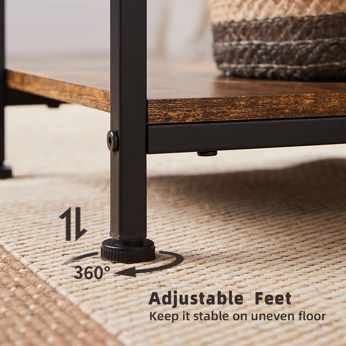 Nightstand Set of 2, Bedside Table End Table for Bedroom Dorm Nursery Living Room