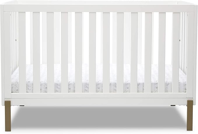 Hendrix 4-in-1 Convertible Crib, Midnight Grey/Bronze