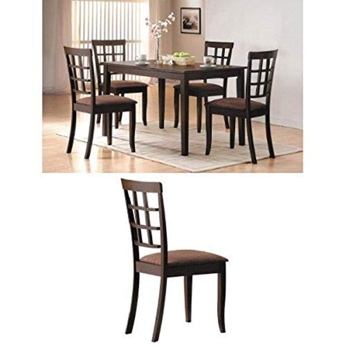 Acme Furniture Cardiff 5-Piece Dining Set, Espresso
