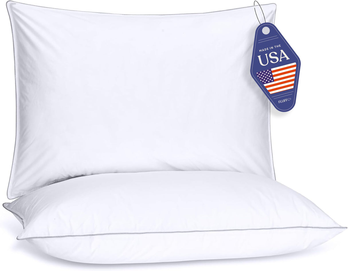 Down Alternative Pillows King Size Set of 2 - King Bed Pillows for Sleeping