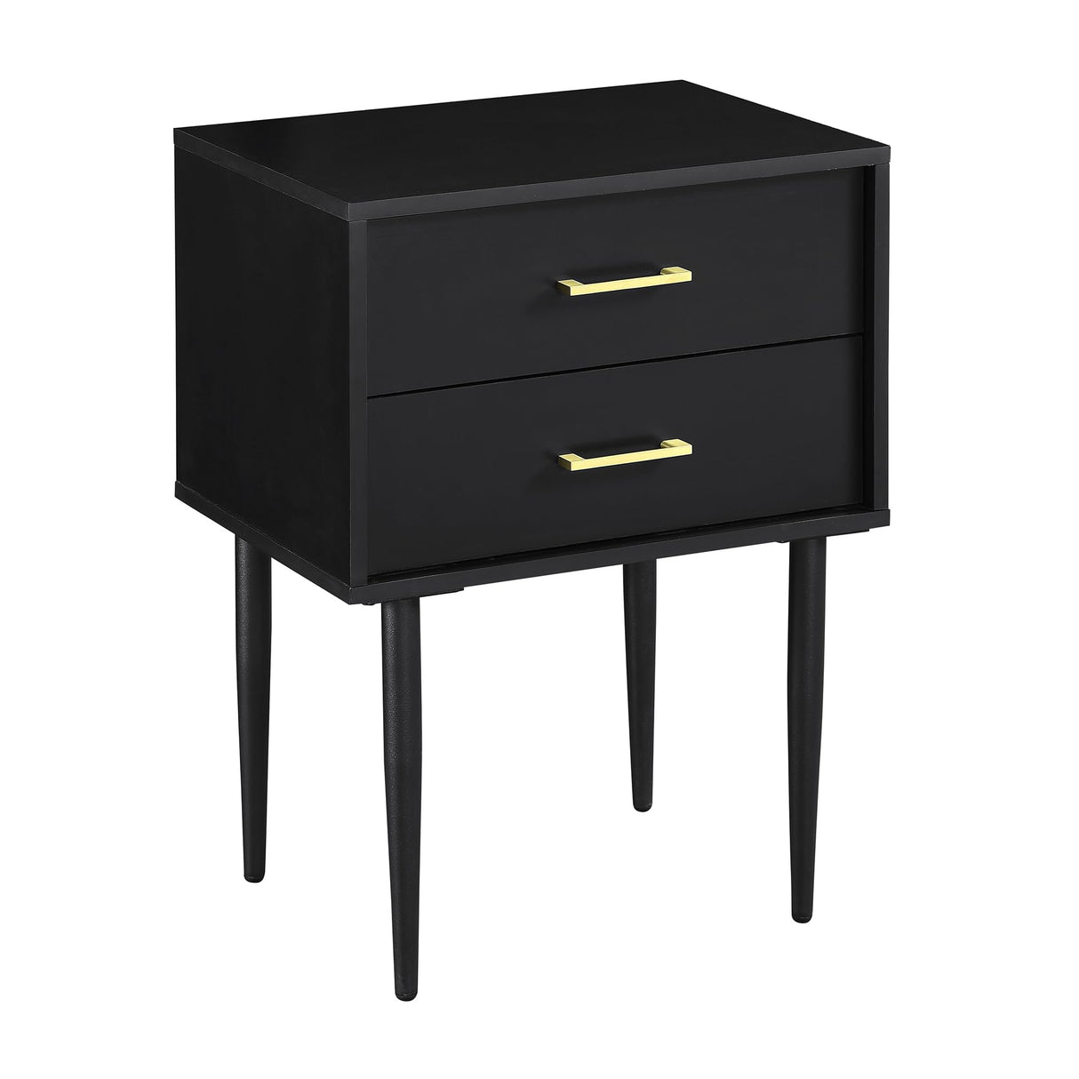 Olivia Modern 2-Drawer Rectangle Nightstand