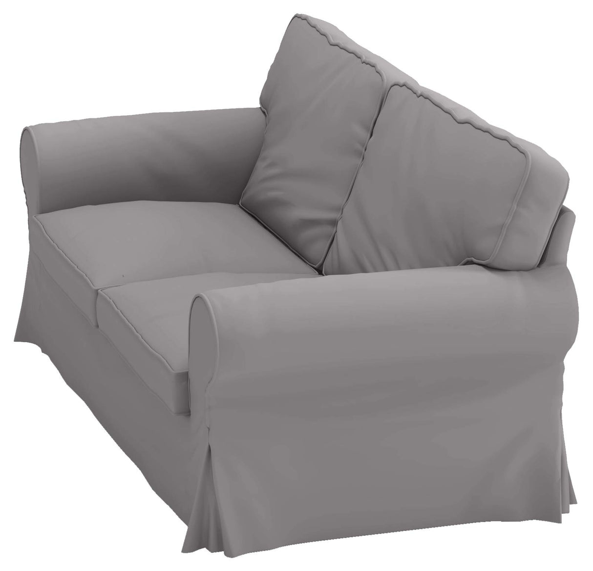 The Dense Cotton Ektorp Loveseat Cover Replacement is Custom Made Compatible for IKEA Ektorp Loveseat Sofa