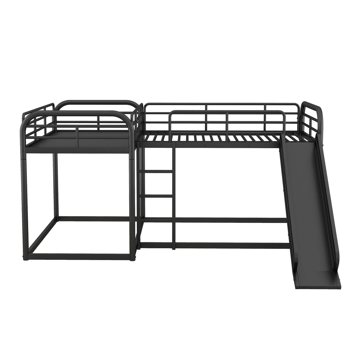L Shaped Bunk Bed for 4, Quad Bunk Bed Twin Size