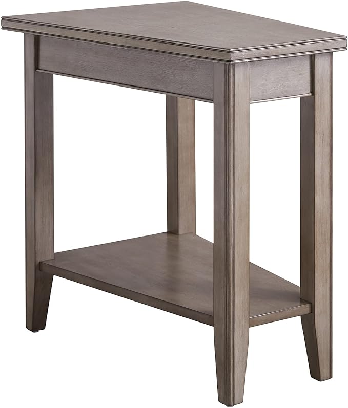 Laurent Recliner Wedge Table with Shelf