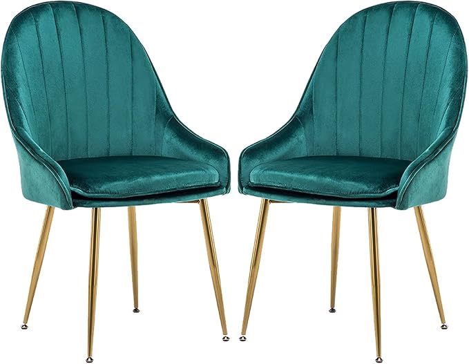 Dining Chairs Dining Room Chairs Modern Tufted Dining Chairs Velvet Fabric Upholstered Side