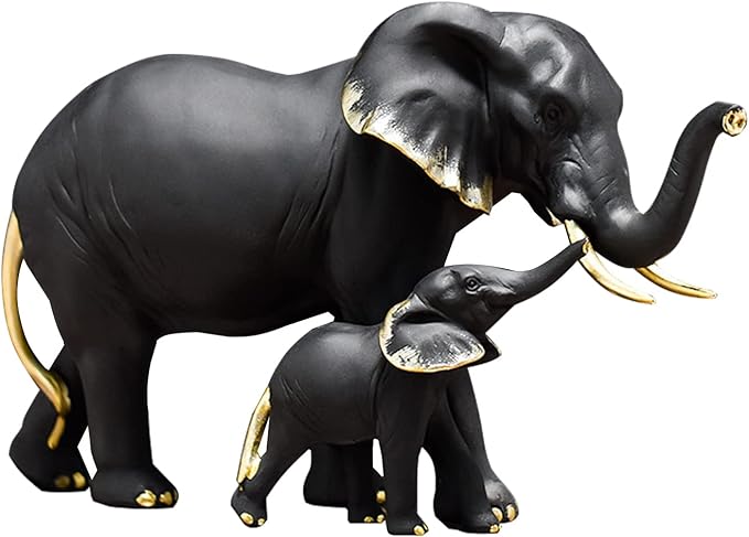 Elephant Statue Creative Elephant Figurines Decorations for Living Room Modern