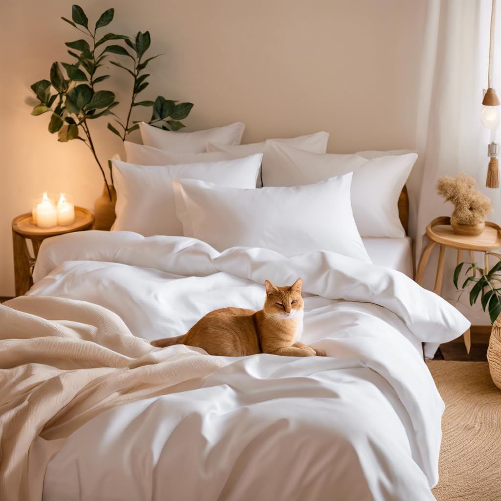 100% Pure Organic Cotton Sheet Set - Luxury 4-Piece - Chemical Free