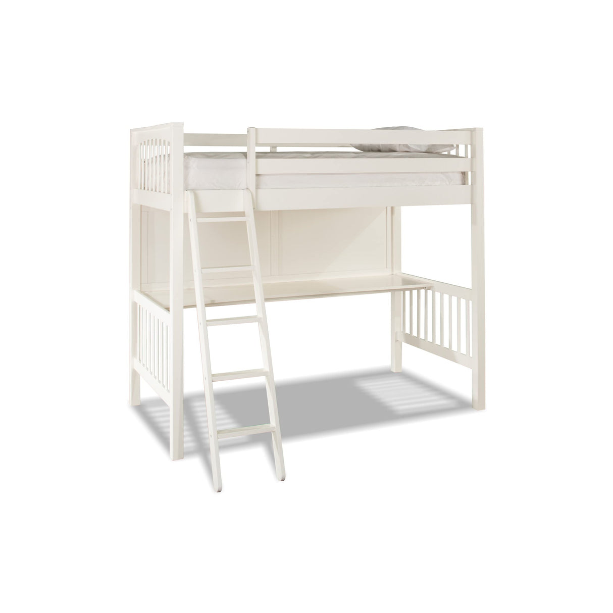 Hillsdale Furniture Pulse Loft, Twin, WHITE