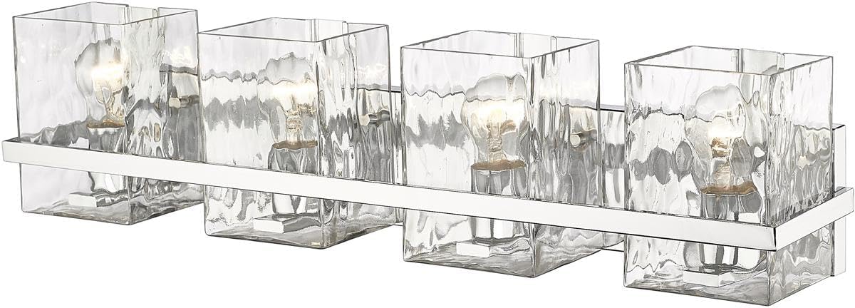 1938-4V-CH Bennington Vanity, 4-Light 400 Total Watts, Chrome