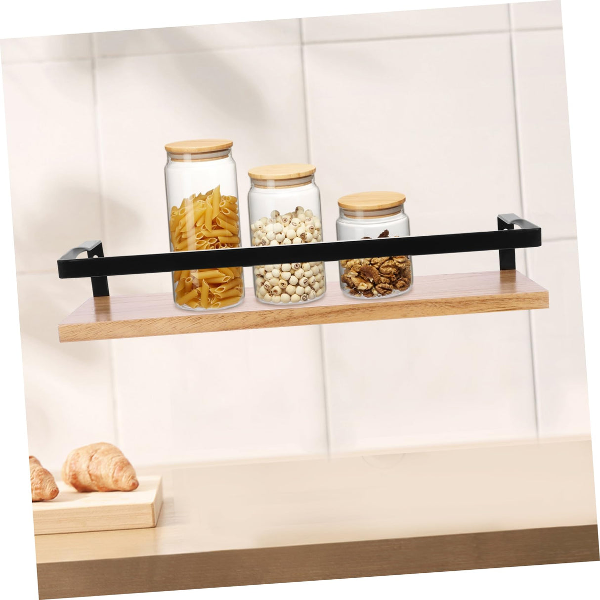 Floating-Shelves 1 Set Floating Wall Shelves Storage Shelves Towel Shelves