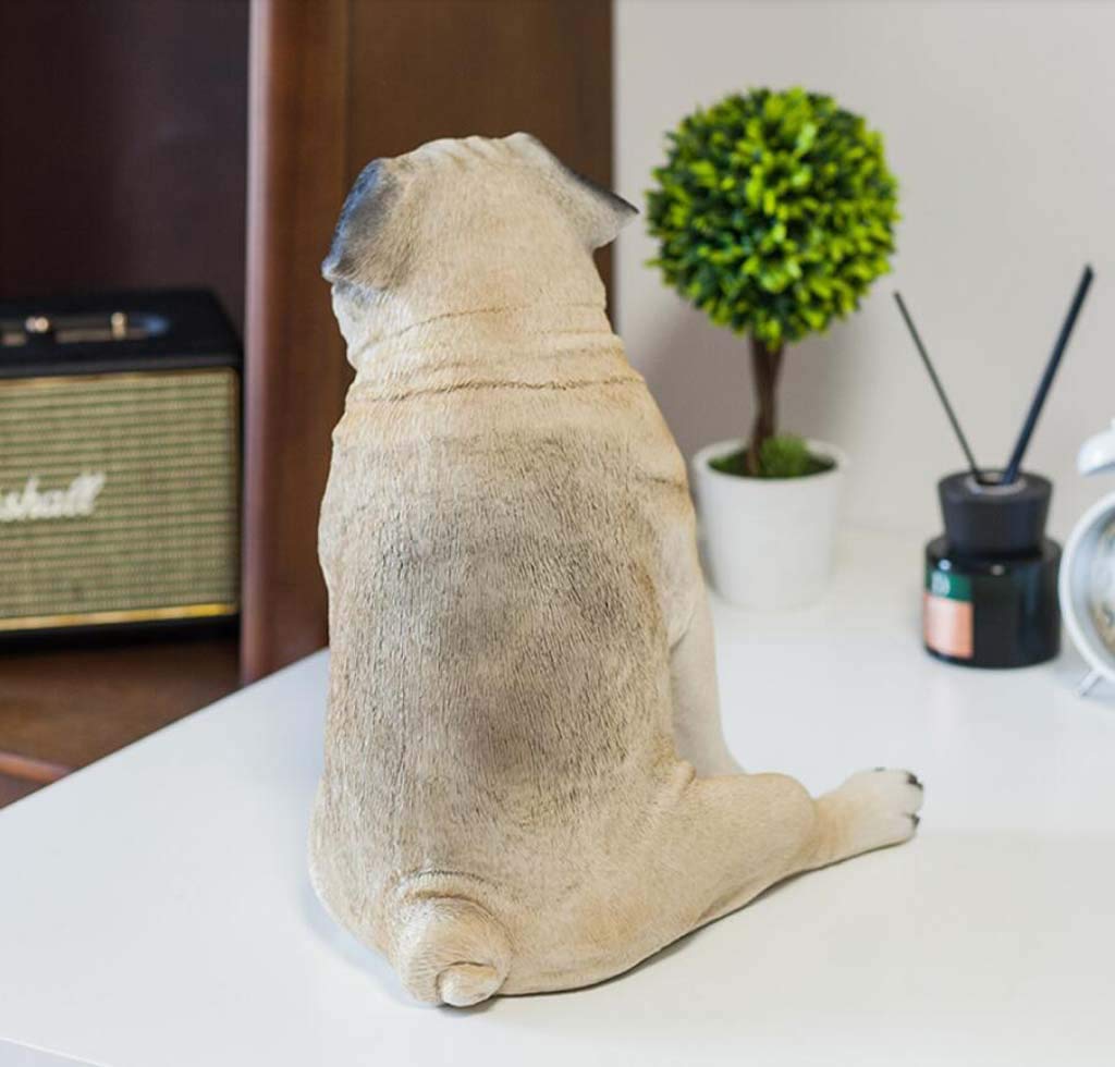 Imitation Dog Statue Statue,Resin Dog Art Crafts Home Decoration Decoration H32CM