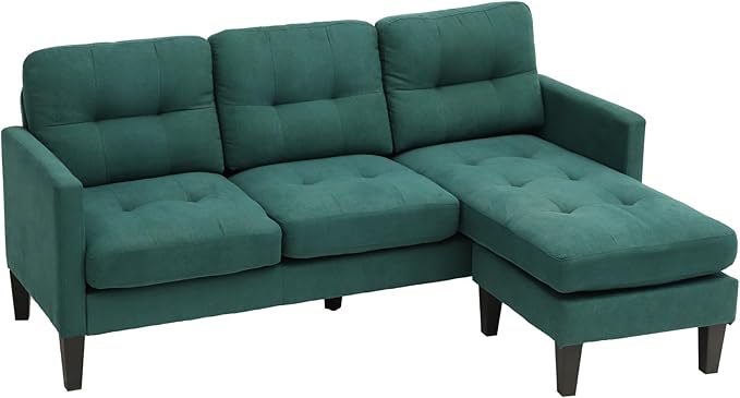 Modern Sofa - Convertible Sofa Sleeper Sofa Bed Couch Set with Reversible Chaise