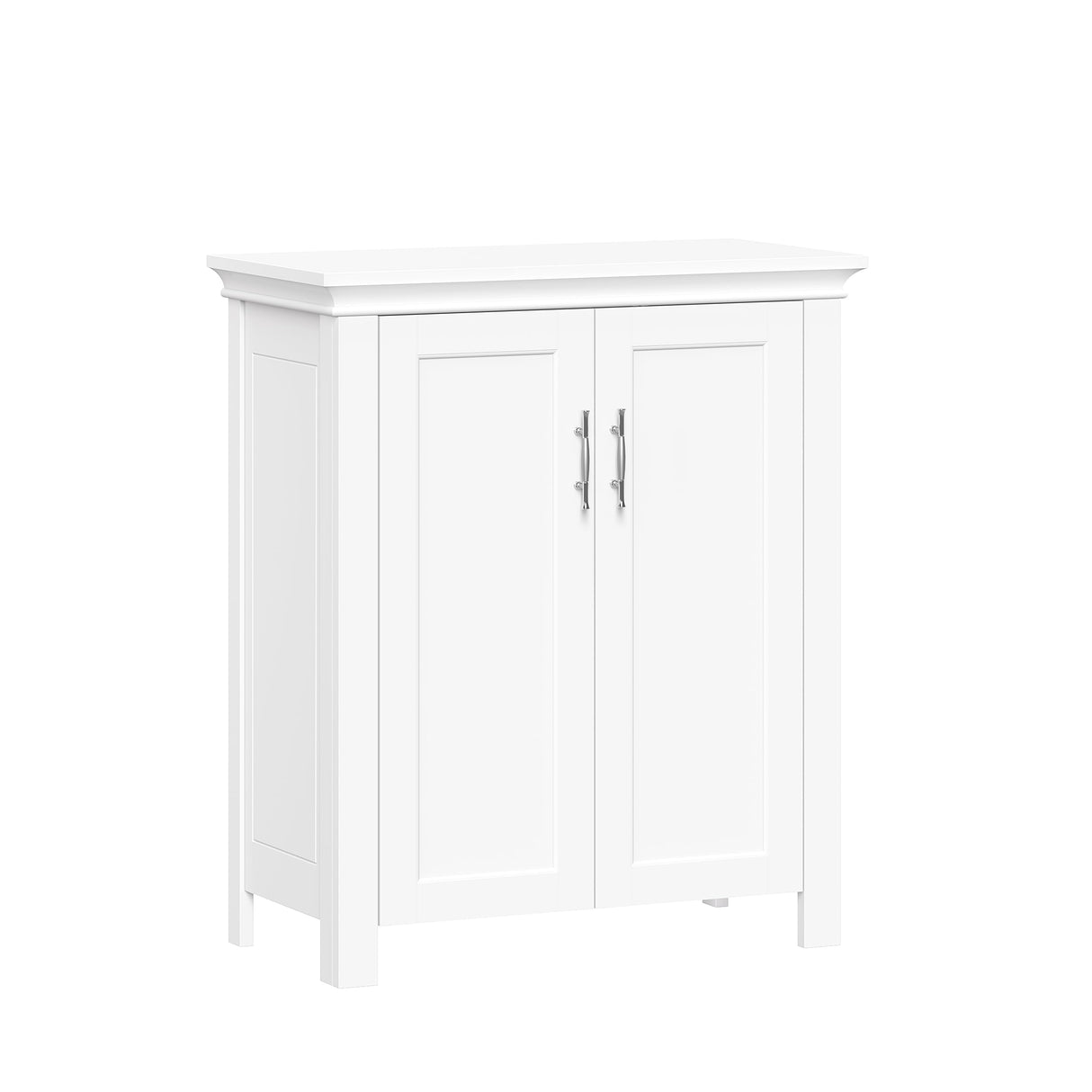 Somerset Two-Door Floor Cabinet with Adjustable Shelves – Elegant Bathroom Storage